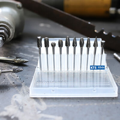 Хорошая цена. Набор из 10 шт. борфрез из карбида вольфрама с хвостовиком 1/8 дюйма для прецизионной обработки металла онлайн