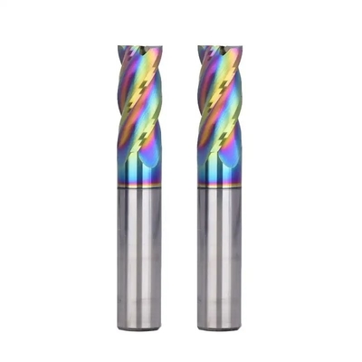Карбид DLC радуги покрыл резец CNC Fresas торцевых фрез филируя для алюминия/меди