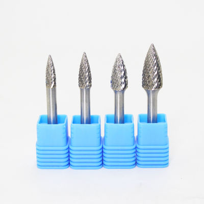 Хорошая цена. WUWTOOLS 6mm Shank Double Cut Carbide Burr for Hardened Steel Metal Removal with Die Grinder онлайн