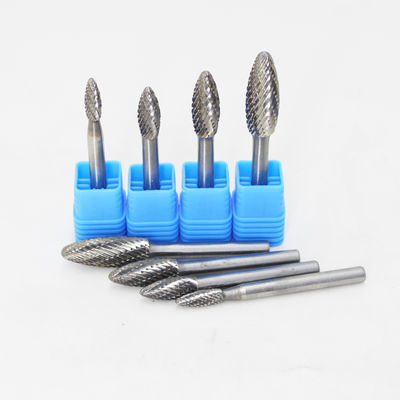 Хорошая цена. 3mm and 6mm Extended Length Flame Shape Carbide Burr Die Grinder Bit for Metal Grinding онлайн