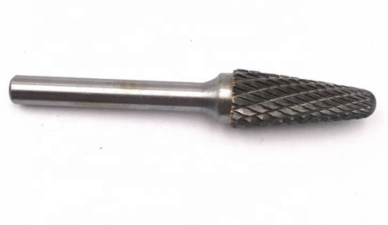 Серебряное 6mm двойное дерево отрезка формирует с заусенцем карбида битов точильщика плашки конца радиуса меля роторным